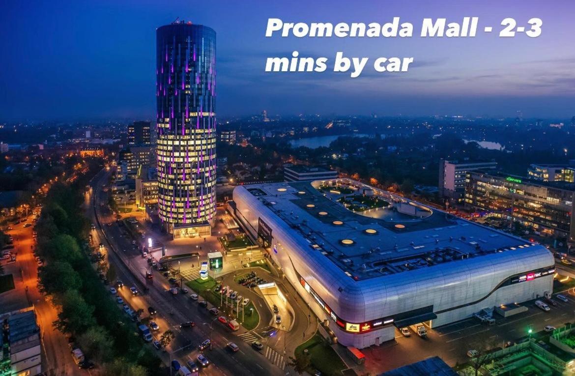 Cozy Apartment With Self Check-In Near Promenada Mall And Verdi Park Bucareste Exterior foto